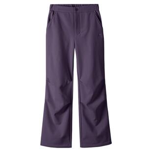 骆驼加绒裤男女款秋冬季工装直筒休闲户外休闲保暖登山裤