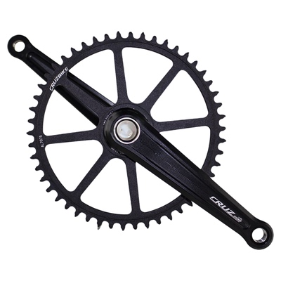 超轻折叠自行车牙盘曲柄套装