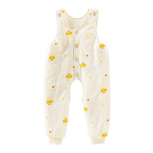 童泰婴儿背带棉裤冬加厚儿童冬装纯棉宝宝背带裤开档加棉男宝女宝