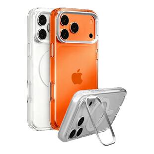 [隐形支架]铂信新款镜头支点壳适用iPhone17ProMax手机壳苹果17Pro透明ip17防摔散热保护套2025超薄高级感女