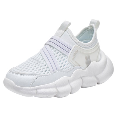 夏季女童小白鞋舒适透气运动鞋