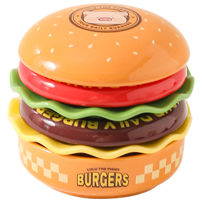 川岛屋&lulu猪汉堡餐具味碟礼物