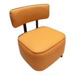 家用万向轮小凳子静音滑轮矮凳换鞋凳客厅儿童小沙发凳溜溜椅靠背