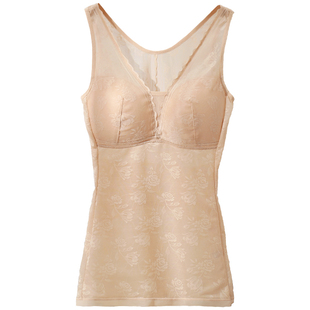 夏季免穿文胸背心一体式内衣女无钢圈大胸显小美背打底收腹胸罩