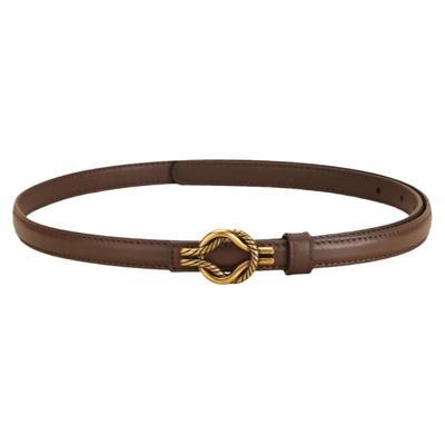 复古文艺风！真皮腰带女