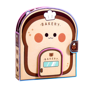 小吃店安静书免裁剪女孩儿童3D立体diy手工制作材料包换装贴纸