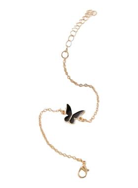 春节送妈妈礼盒装蝴蝶项链气质时尚女朋友情人节礼物不掉色锁骨链