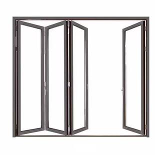 商用折叠窗左右推拉定制奶茶咖啡店铝合金轻松上下提拉任意上翻窗