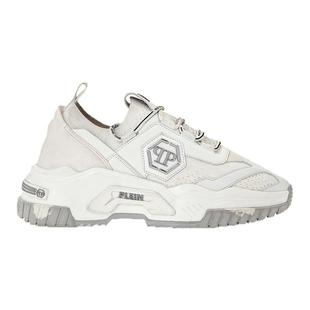 PHILIPP PLEIN 2025秋冬男女PP徽标织物休闲跑鞋运动鞋厚底增高