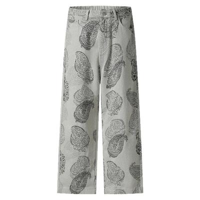 准备出发休闲直筒百搭牛仔裤