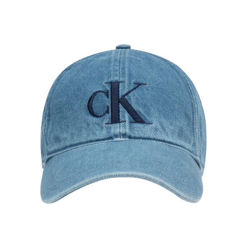 CK男女复古刺绣弯檐牛仔棒球帽