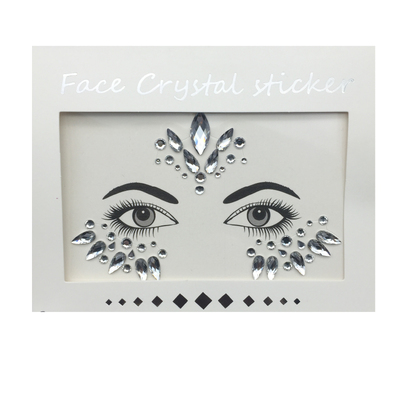 眉心钻脸部贴钻rave万圣节蹦迪