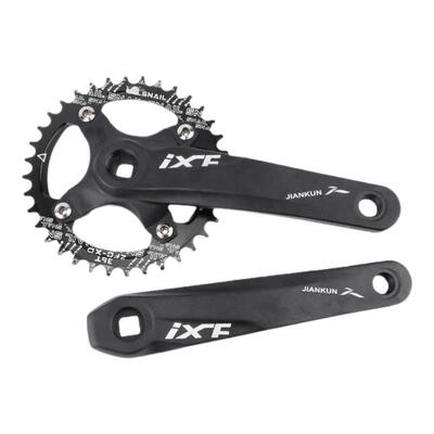 健坤IXF山地自行车方孔曲柄牙盘 9 10 11s速104BCD正负齿单盘改装