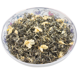 2025新茶蒙顶甘露花茶四川飘雪茉莉花茶散装浓香型蒙山蒙顶山茶叶