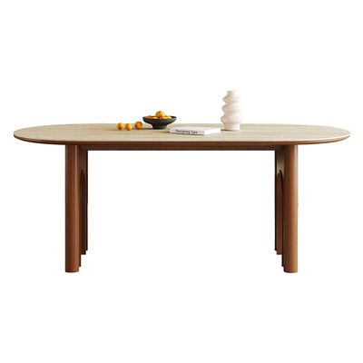 乔美特凯旋门实木岩板餐桌椅组合