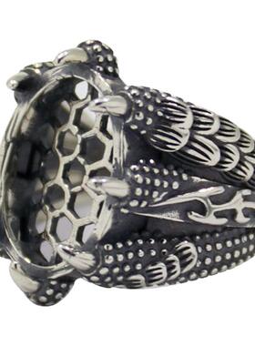 S925纯银戒指空托男女款霸气龙爪12*1613*1814*1915*2216*25镶嵌