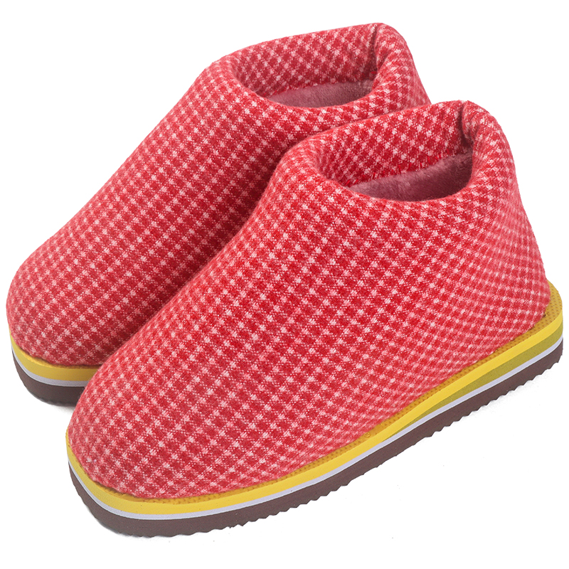 孺子牛鞋底+布面+加绒海绵鞋帮手工拖鞋半成品材料包做鞋鞋面布料