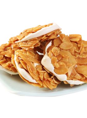 手作扁桃仁夹心酥整块都是料！