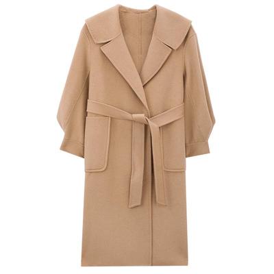 MindBridge中长款毛呢大衣