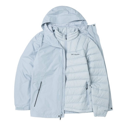 Columbia哥伦比亚冲锋衣男25冬户外700蓬羽绒内胆夹克三合一外套