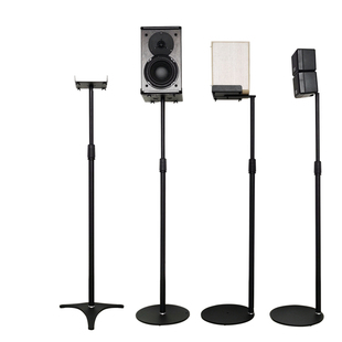 环绕音箱托架卫星音响支架家庭影院架子金属落地升降架机架脚架