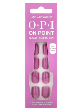 OPI,On Point, Instant Press-On Mani, Short Length, Lucky Luc