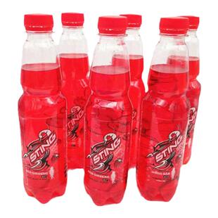 6瓶越南饮料STING草莓味汽水碳酸饮料6瓶*330ml nuoc tang luc