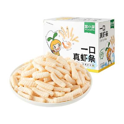 一口真虾条非油炸磨牙零食窝小芽