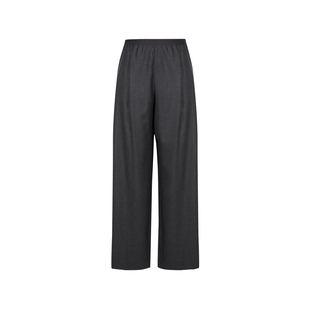 JNBY/江南布衣春秋休闲裤女绵羊毛粗纺提花宽松直筒通勤5O8E10510