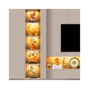 轻奢高档酒柜装饰品摆件客厅电视柜玄关家居餐边柜工艺品乔迁礼物