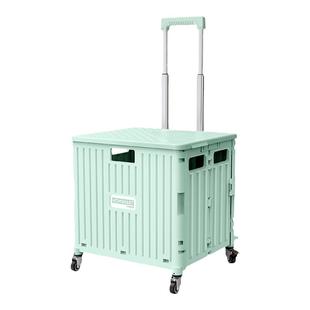 买菜车小拉车拿取快递便携折叠购物车摆摊小推车家用拉杆手拉拖车