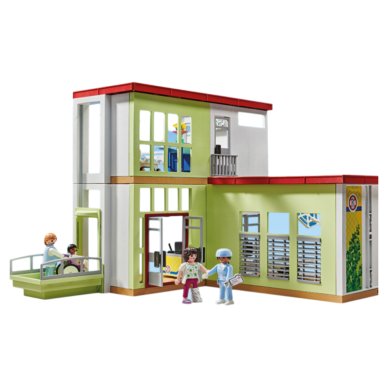 PLAYMOBIL摩比世界儿童玩具现代医院医生儿童节六一礼物71615