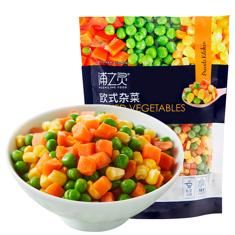浦之灵900g欧式杂菜冷冻轻食沙拉