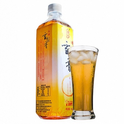 雪梨汁饮品恒记低脂肪冲饮浓缩液