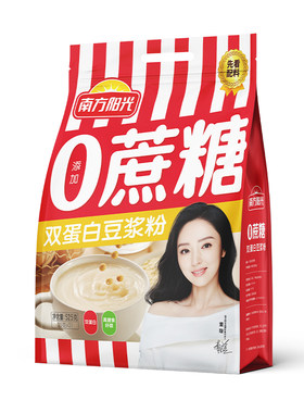 南方阳光无蔗糖添加双蛋白豆浆粉