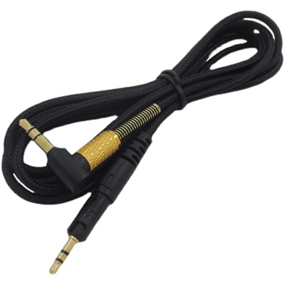 老铁ATH-M50x M40x M70x通用耳机线线控有麦克风音频线