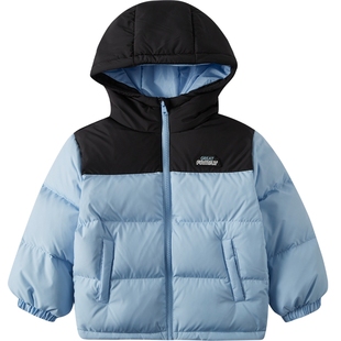 歌瑞家儿童三防羽绒服冬季新款男童女童连帽羽绒服加厚保暖乐友