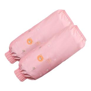 韩版秋冬可爱卡通长款防水袖套成人男女厨房干活防油耐脏加大套袖