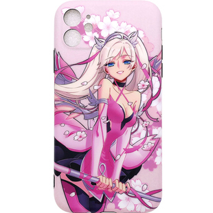 【月色茶会】定制手机壳iPhone苹果守望先锋周边粉红天使YO子绘