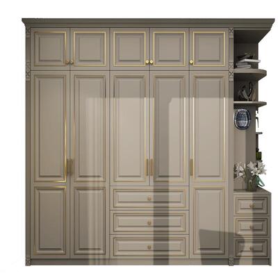 3期免息欧式整体衣柜实木衣橱