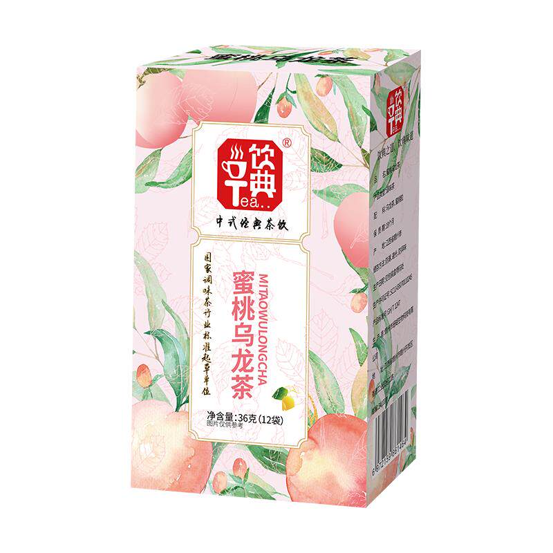 饮典蜜桃乌龙茶养生水果茶包白桃花果茶热冷袋泡茶叶花草茶下午茶
