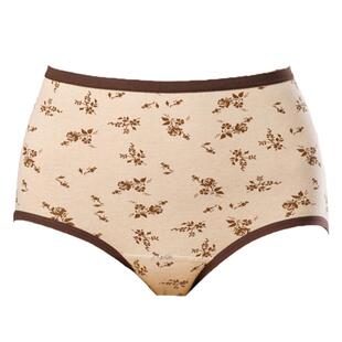 4条装中老年内裤女老人三角裤纯棉裆大码宽松高腰妈妈内裤礼盒装