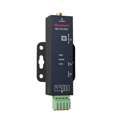 思连科技4GDTU串口TTL透传485转4G送10年流量免插卡 S23A