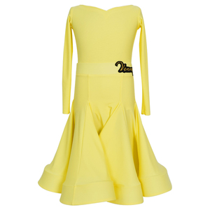 薇妮拉丁舞服2023新款女儿童专业考级分体标准比赛进口规定服女童