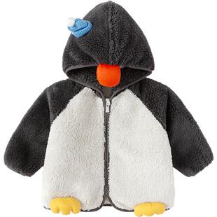 巴拉巴拉宝宝外套男童女童珊瑚绒上衣秋冬款童装婴儿衣服婴儿洋气