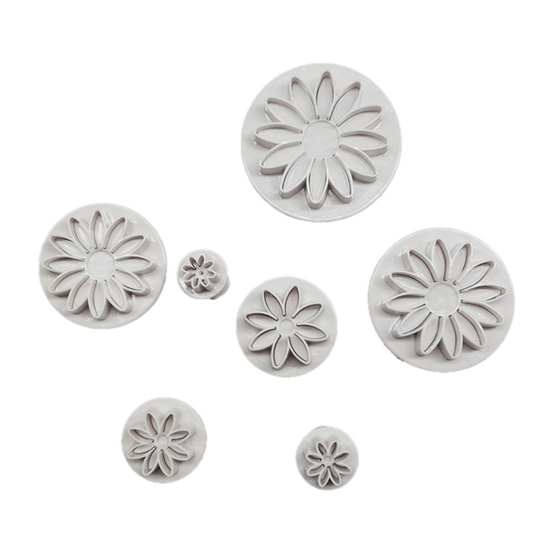翻糖蛋糕弹簧压模DIY雪花模具