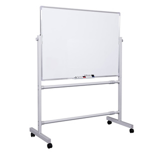 齐富磁吸白板写字板可移动办公双面小黑板家用教学可擦写儿童画板墙贴立式带支架记事板会议培训看板架子车间