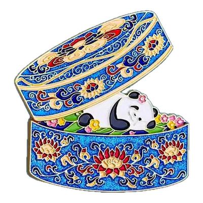 熊猫景泰蓝冰箱贴故宫文创礼物