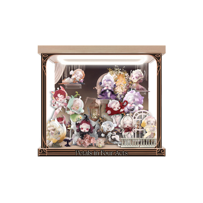 适用泡泡玛特SP花的四幕戏展示盒
