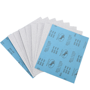 金牛A4方形沙纸白砂纸干磨砂纸沙皮金属家具漆面墙面打磨抛光砂纸